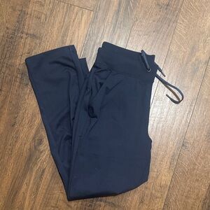 Yogalicious Lux Avenue Straight Leg Pants in Navy Blazer - NWT